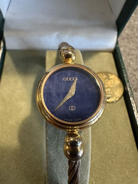 gucci watch 1992 gold bangle oyster face|gucci watches for sale uk.